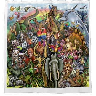 Rideaux De Douche Créatures Bêtes & Animaux