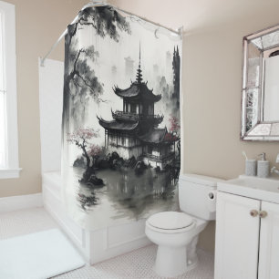 Rideaux De Douche Créez votre propre image personnalisée Vintage