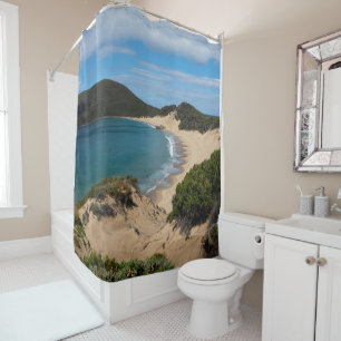 Rideaux De Douche Crescent Beach Bay Sand Sea Dunes Australie