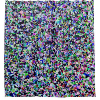 Rideaux De Douche Cristaux multicolores