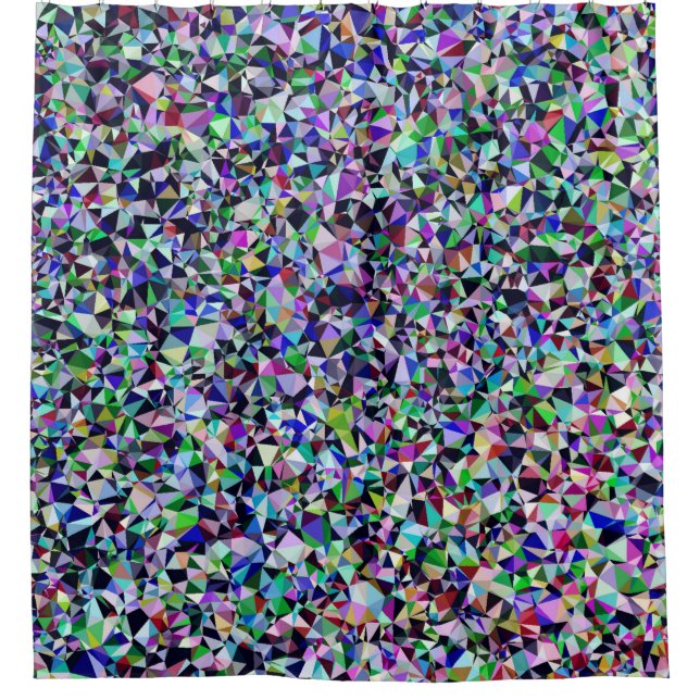 Rideaux De Douche Cristaux multicolores (Devant)