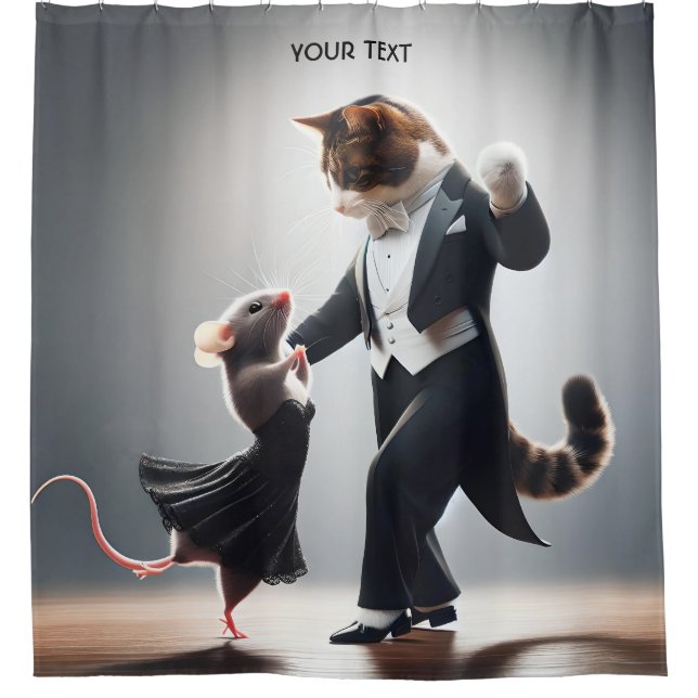 Rideaux De Douche Crocodile Imaginaire mignon Lion Tango (Devant)