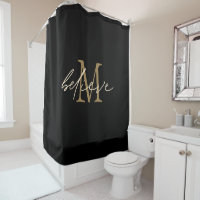 Croire Inspirational Gold Monogramme initial Noir