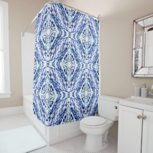 Rideaux De Douche Croix celtique bleue.......