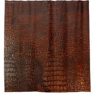 Rideaux De Douche cuir Brown textureleather, abstrait, antique, , ba