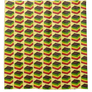 Rideaux De Douche Cuisine italienne Rainbow Tricolor sept couches Co