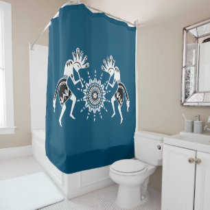 Rideaux De Douche Culture amérindienne - Soleil Danser Kokopelli 2