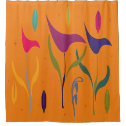 Rideaux De Douche Cute aquarelle Lily Floral