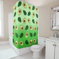 Cute Avocados tranche été vert dégradé Motif