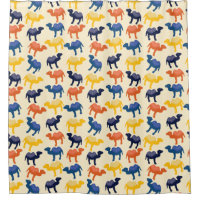 Cute Colorful Cartoon Camels