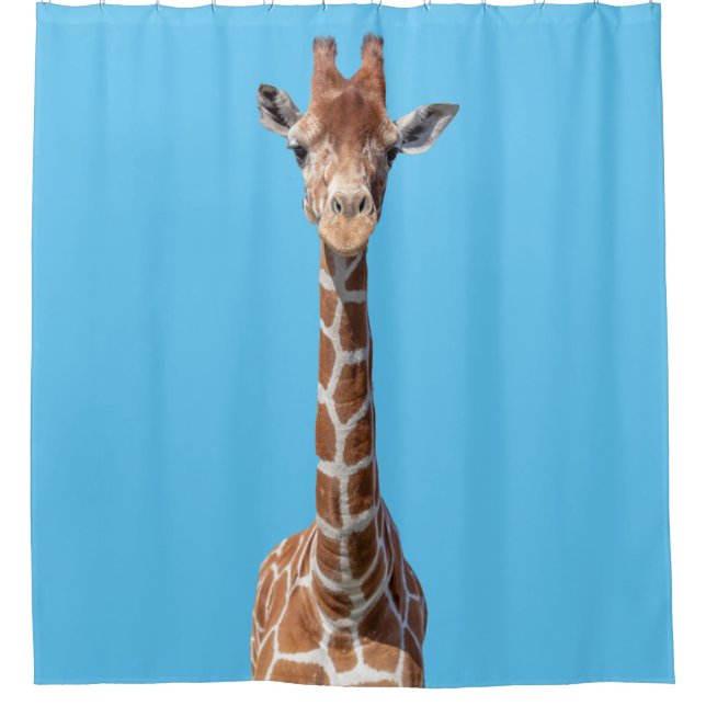 Rideaux De Douche Cute giraffe face (Devant)