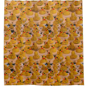 Rideaux De Douche Cute Jaune Canards en Caoutchouc Motif