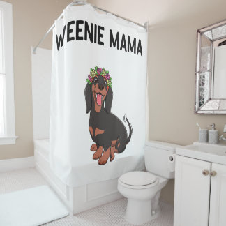 Rideaux De Douche Cute Weenie Mama Weiner Chien cadeau