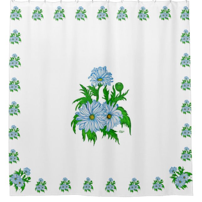 Rideaux De Douche Daisies flowers (Devant)