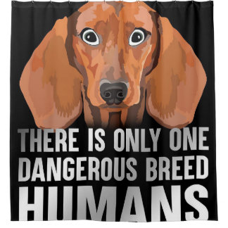 Rideaux De Douche Dangerous Breed |Funny Lover Gift
