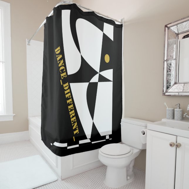 RIDEAUX DE DOUCHE DANSE_DIFFÉRENTE_ (En situation)
