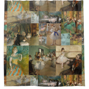 Rideaux De Douche Danseuses de ballet Edgar Degas Peintures et dessi