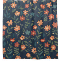 Dark Navy Simple Meadow