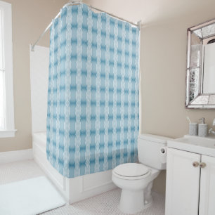 Rideaux De Douche Déco Bleus inspirés