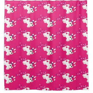 Rideaux De Douche Décor Unicorne De Pooping Cute