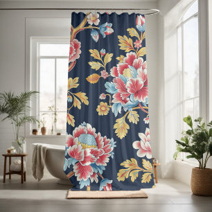 Rideaux De Douche Décorez votre salle de bain avec motifs floraux