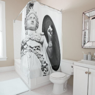 Rideaux De Douche Déesse Athéna de la Sagesse #2 #wall #art