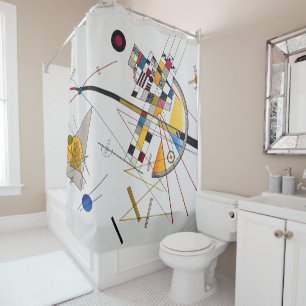 Rideaux De Douche Délicate Tension N° 85, Wassily Kandinsky