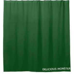 Rideaux De Douche Delicious Monster green color name