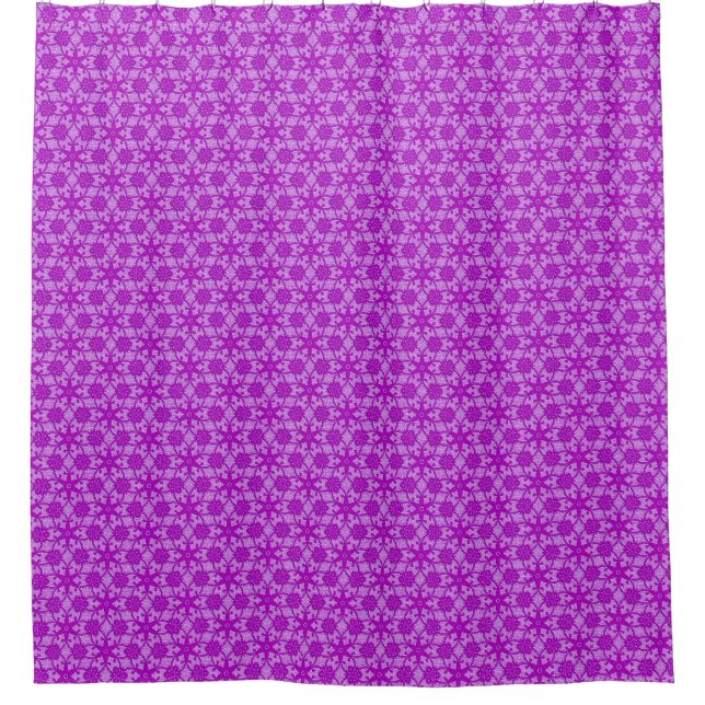 Rideaux De Douche Dentelle antique - violet améthyste (Devant)