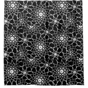 Rideaux De Douche Dentelle vintage tatouée