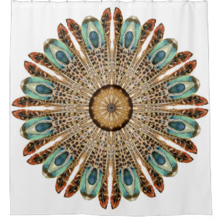 Rideaux De Douche Dentelles Mandala Aquarelle : Dentelles naturelles