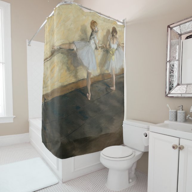 Rideaux de douche des danseuses de ballet DEGAS (En situation)