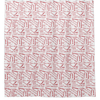 Rideaux De Douche Des fans applaudissent les mots d'encouragement