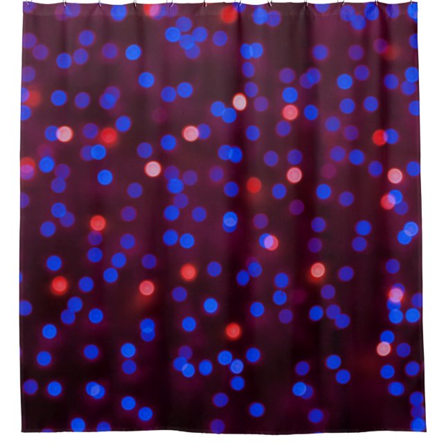 Rideaux De Douche Des lumières de Noël floues. Blurred (Devant)