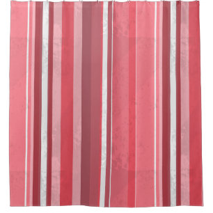 Rideaux De Douche Des rayures roses et puantes