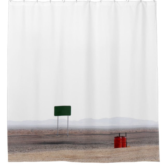 Rideaux De Douche Désert de Mojave Nevada (Devant)