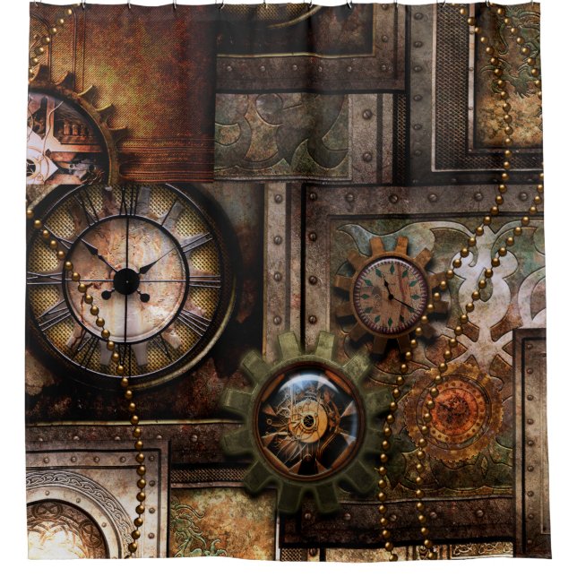 Rideaux De Douche Design à vapeur magnifique (Devant)