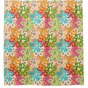 Rideaux De Douche Design Motif africain Ankara