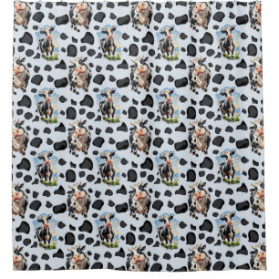 Rideaux De Douche Design Motif animal de vache