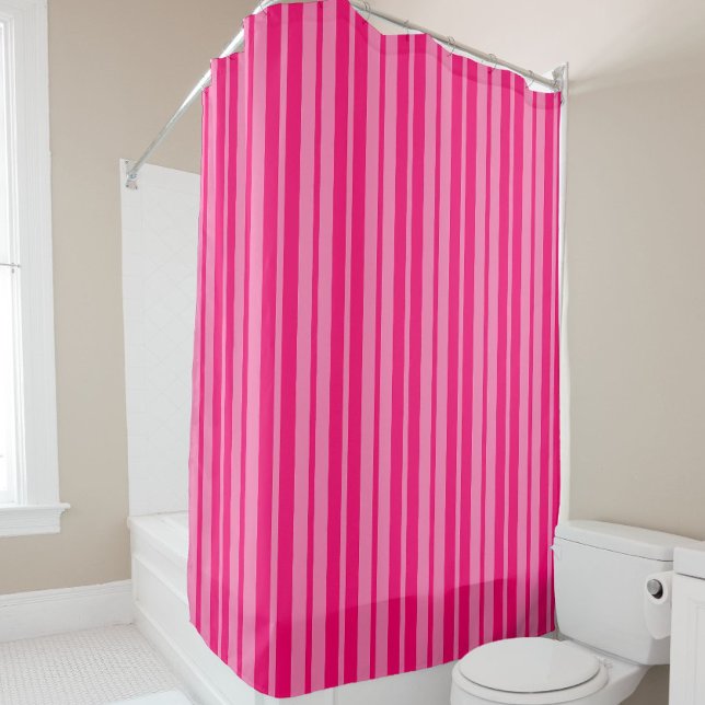 Rideaux De Douche Design Motif léger et rose chaud (Créateur téléchargé)