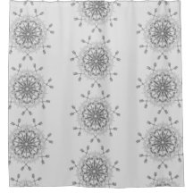 Design tribal gris et blanc