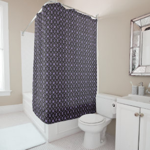 Rideaux De Douche "Designer Halloween, motif crâne Louis V