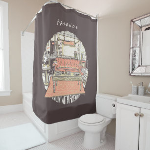 Rideaux De Douche Dessin de Chillin avec AMIS™