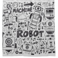 Dessin de l'illustrateur de robots à doodles