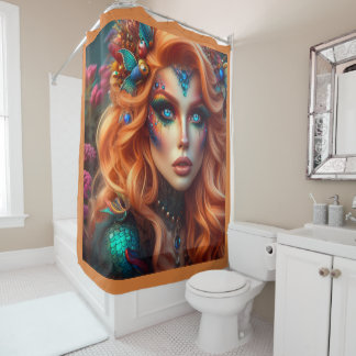 Rideaux De Douche Dessin de sirène