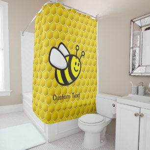 Rideaux De Douche Dessin sur les abeilles