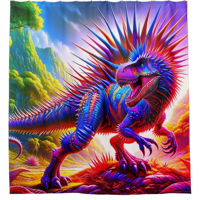 Rideaux De Douche Dinosaure (Devant)