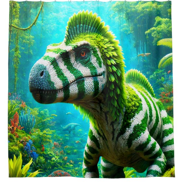 Rideaux De Douche Dinosaure (Devant)