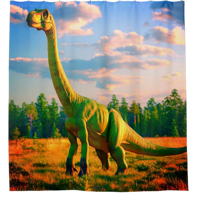 Rideaux De Douche Dinosaure (Devant)