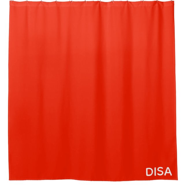Rideaux De Douche Disa Red color (Devant)
